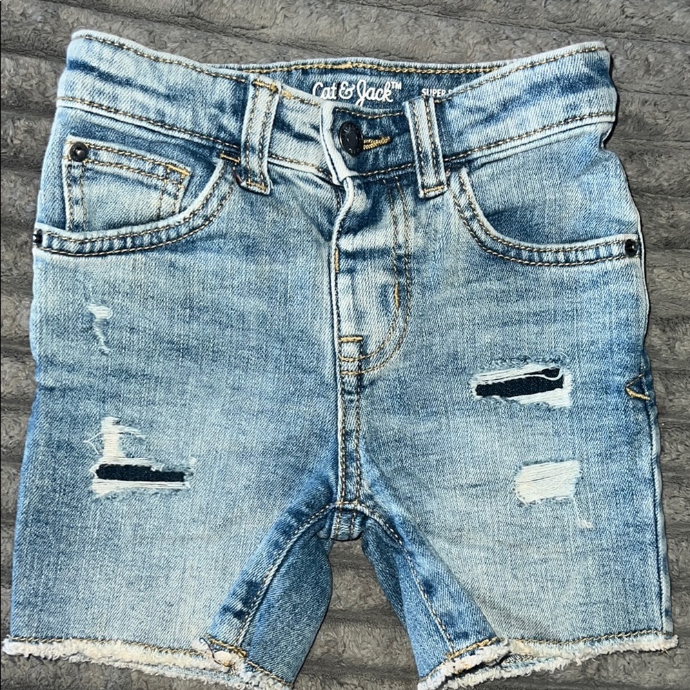 Cat & Jack Distressed Denim Shorts